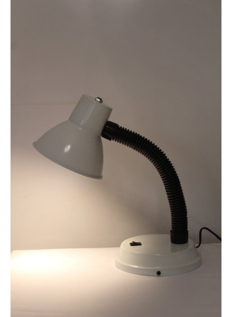 Table lamp with flexible arm moves 360 degree-white color - Image 2
